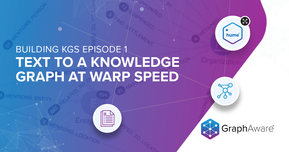 LLMs for Knowledge Graph 1: Text to a Knowledge Graph at Warp Speed